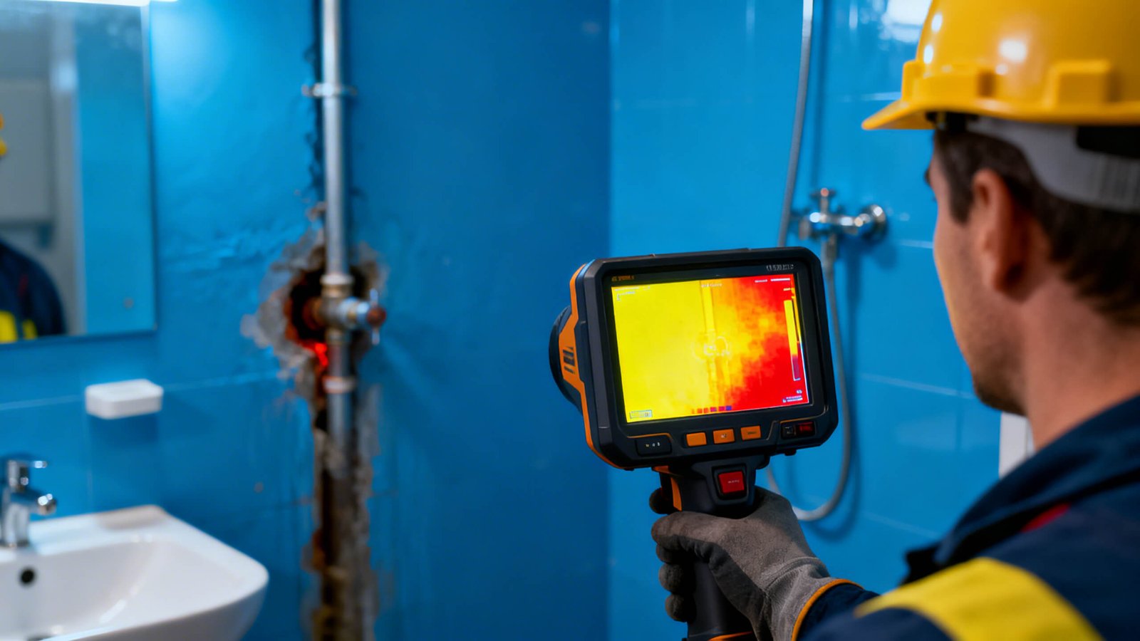 წყლის გაჟონვის პოვნა თერმული აპარატით